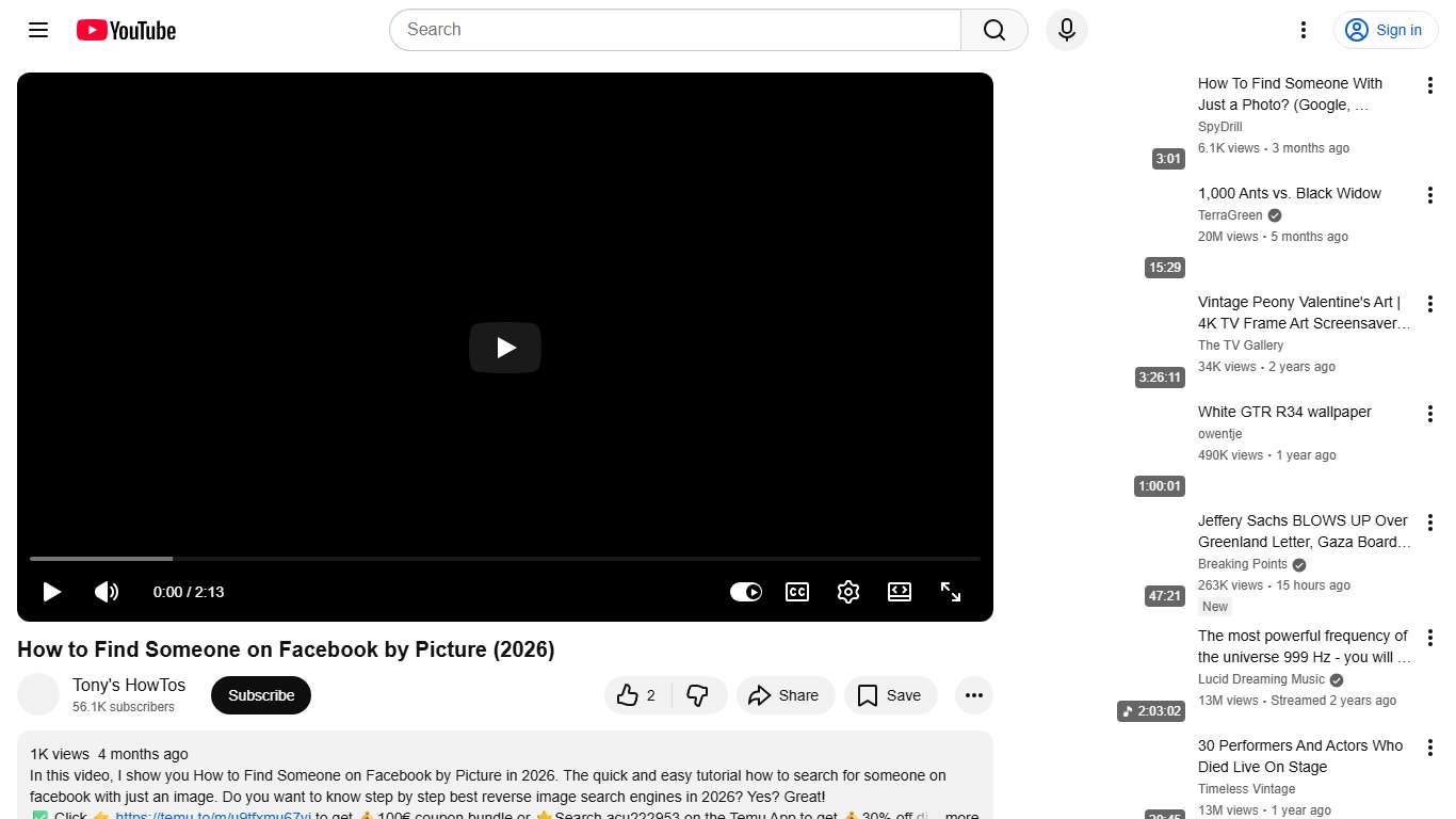 How to Find Someone on Facebook by Picture (2026) - YouTube
